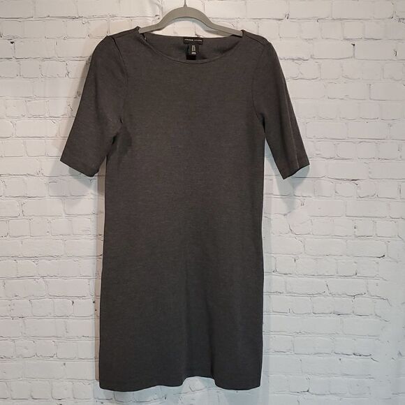 Adrienne Vittadini gray sheath dress with pockets size 6 - Picture 1 of 9